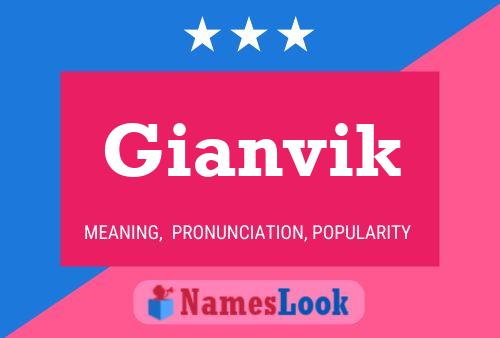 Gianvik Name Poster