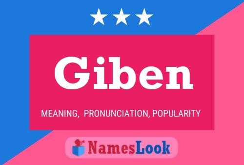 Giben Name Poster