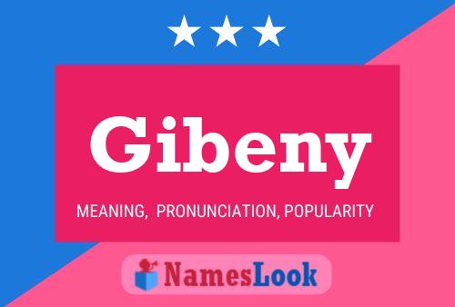 Gibeny Name Poster