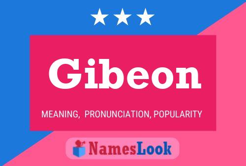 Gibeon Name Poster