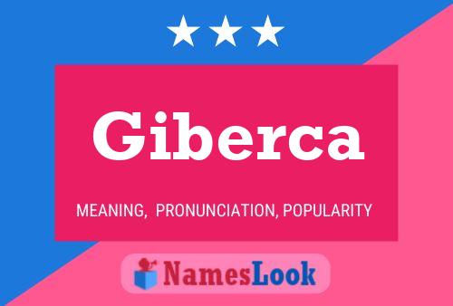 Giberca Name Poster