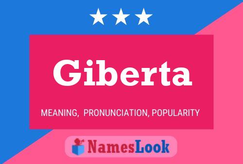 Giberta Name Poster