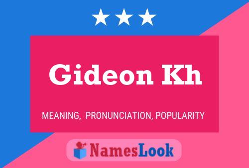 Gideon Kh Name Poster