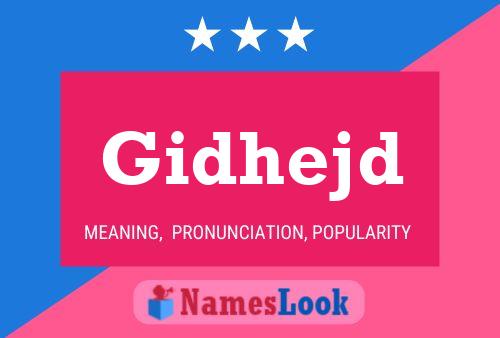 Gidhejd Name Poster