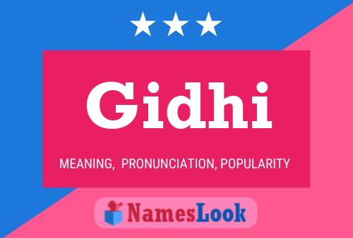 Gidhi Name Poster