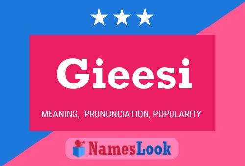 Gieesi Name Poster