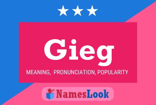 Gieg Name Poster