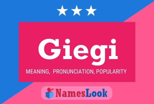 Giegi Name Poster