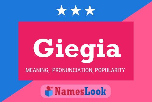 Giegia Name Poster