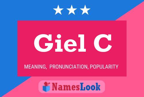 Giel C Name Poster