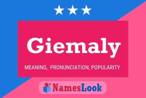 Giemaly Name Poster