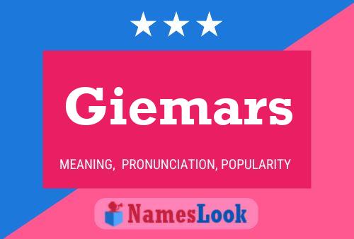 Giemars Name Poster