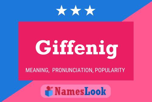 Giffenig Name Poster