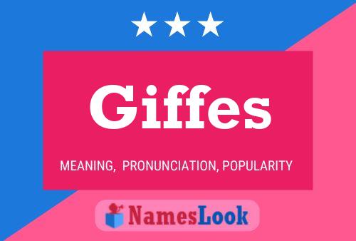 Giffes Name Poster