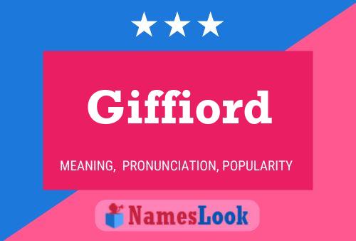 Giffiord Name Poster