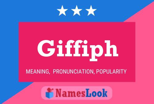 Giffiph Name Poster