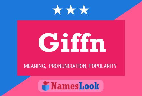 Giffn Name Poster