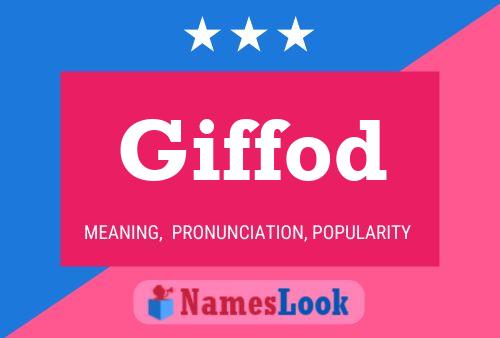 Giffod Name Poster