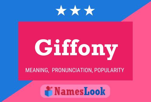 Giffony Name Poster