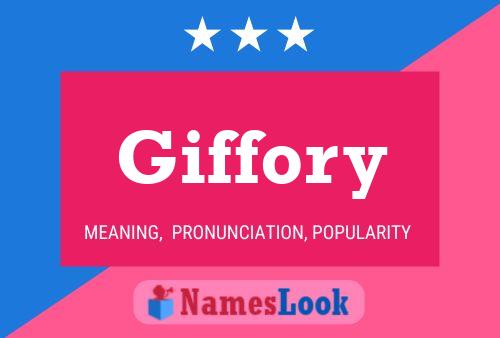 Giffory Name Poster