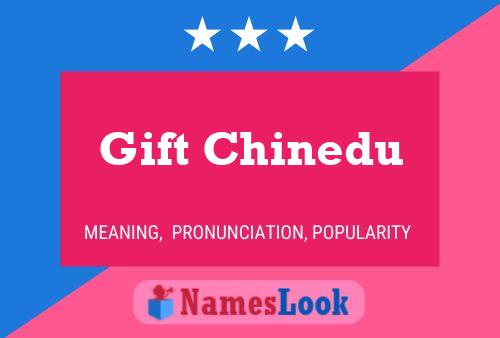 Gift Chinedu Name Poster