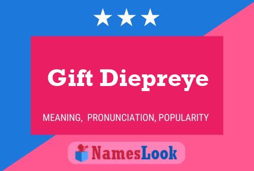 Gift Diepreye Name Poster