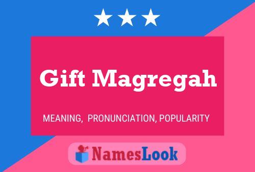 Gift Magregah Name Poster