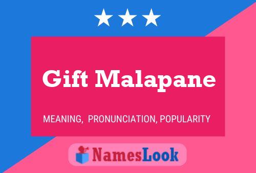 Gift Malapane Name Poster