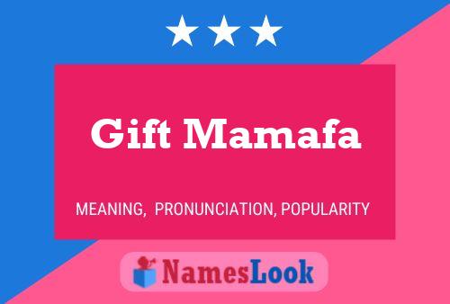 Gift Mamafa Name Poster