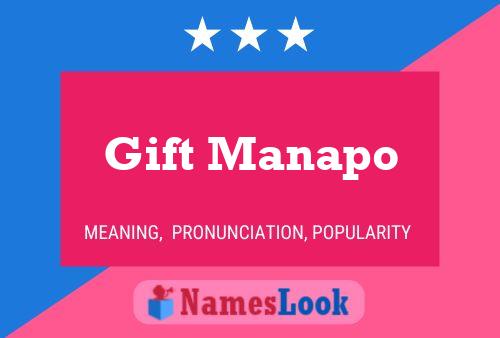 Gift Manapo Name Poster