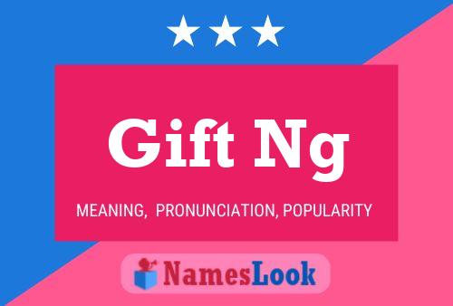 Gift Ng Name Poster