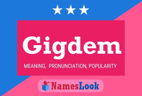 Gigdem Name Poster