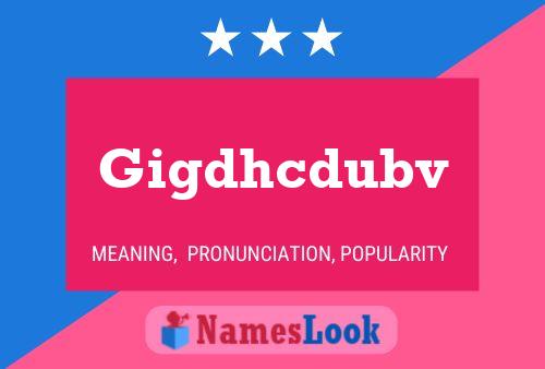 Gigdhcdubv Name Poster