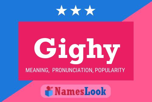 Gighy Name Poster