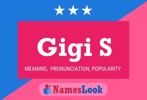 Gigi S Name Poster