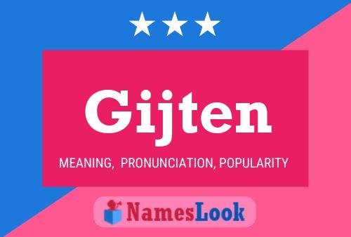 Gijten Name Poster