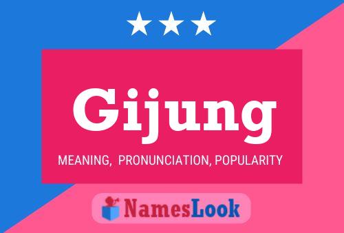 Gijung Name Poster