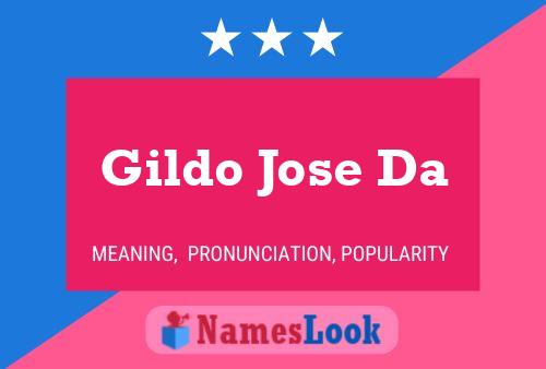 Gildo Jose Da Name Poster