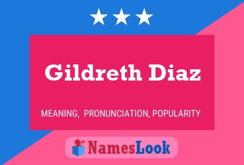 Gildreth Diaz Name Poster