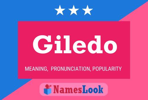 Giledo Name Poster