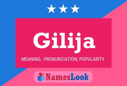 Gilija Name Poster