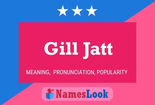 Gill Jatt Name Poster