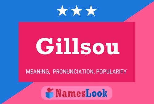 Gillsou Name Poster