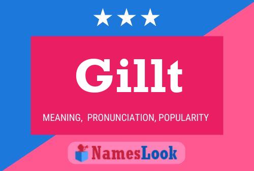 Gillt Name Poster