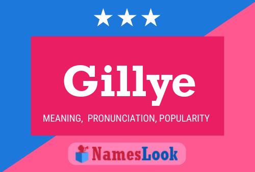 Gillye Name Poster