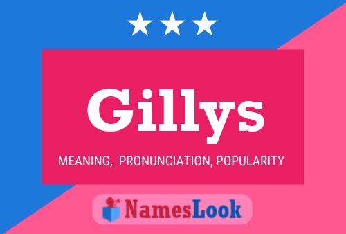 Gillys Name Poster