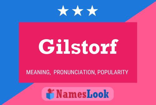 Gilstorf Name Poster