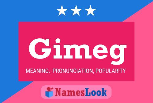 Gimeg Name Poster