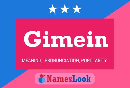 Gimein Name Poster