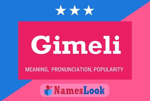 Gimeli Name Poster